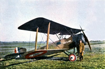 The Yen A Bon fighter plane, a British built Sopwith piloted by lieutenant Pierre Daucourt, Verdun, 1916 by Jules Gervais Courtellemont